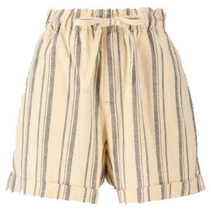 Uniqlo Striped Linen Cotton Shorts Size XS